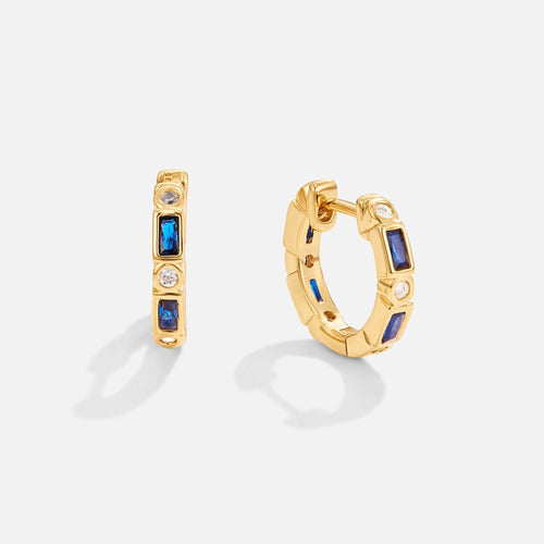 Adeline Sapphire Crystal Earrings