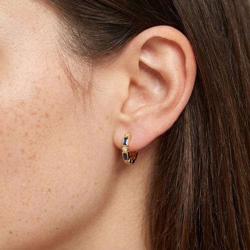 Adeline Sapphire Crystal Earrings