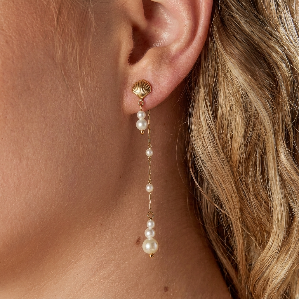 Alba Pearl Drop Earrings