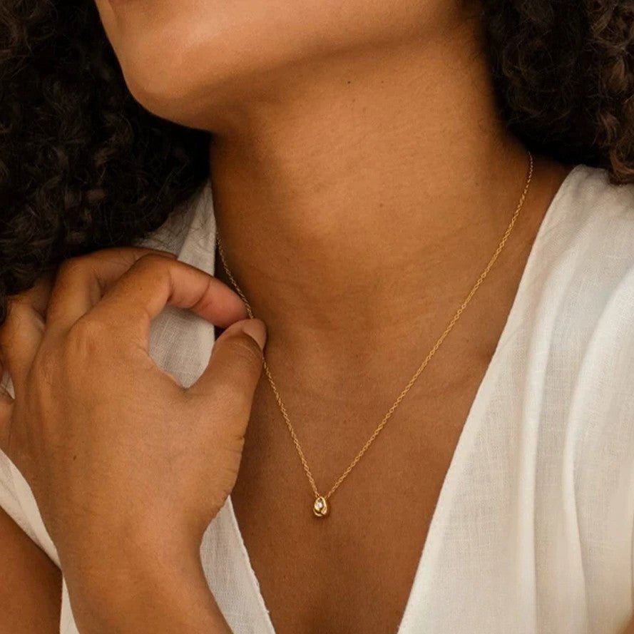 Alba Petite Gemstone Necklace