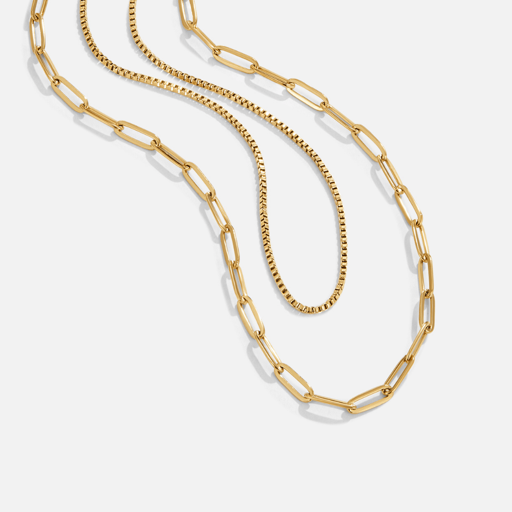 Amanda Stacked Gold Chains