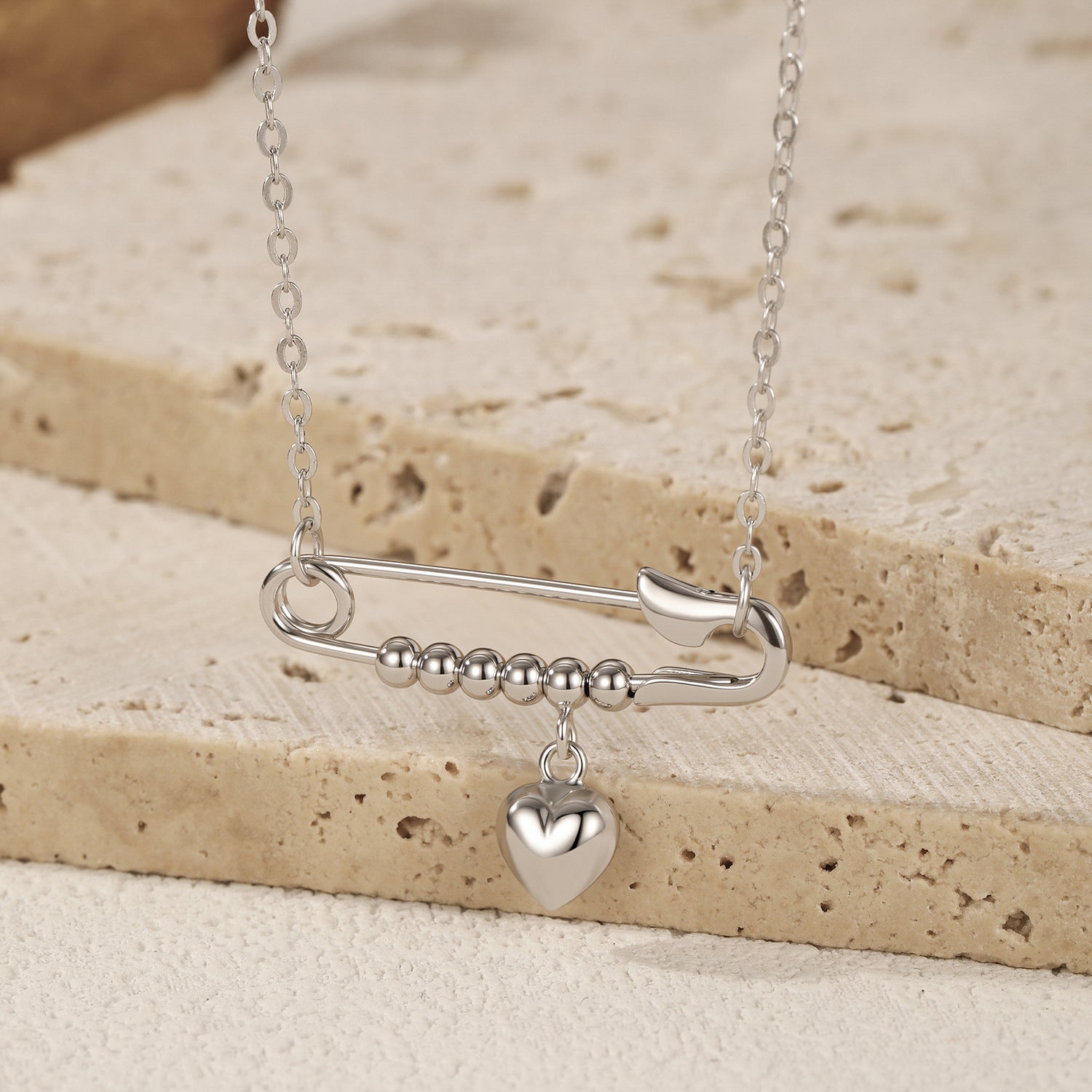 Amara Silver Pendant Necklace
