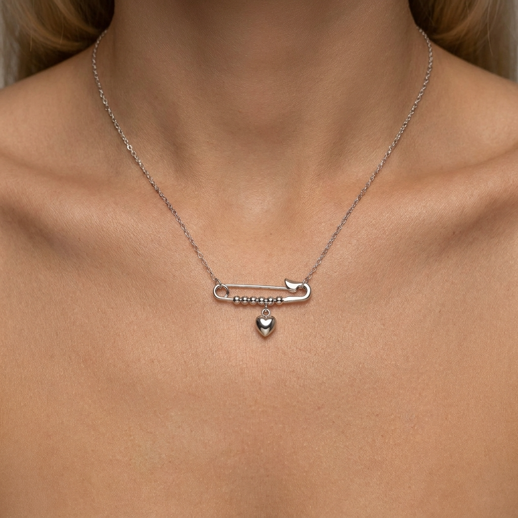 Amara Silver Pendant Necklace