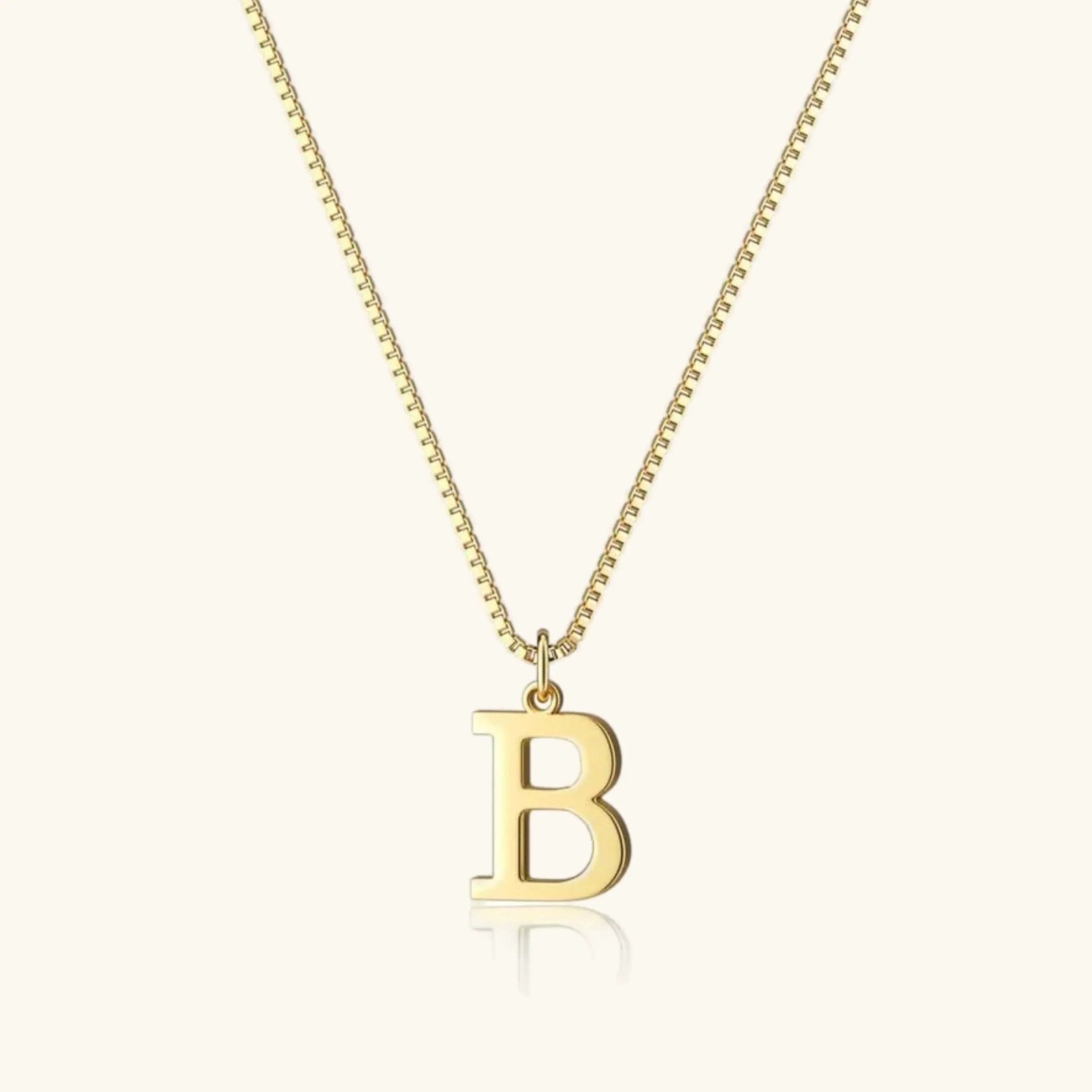Amber Initial Necklace
