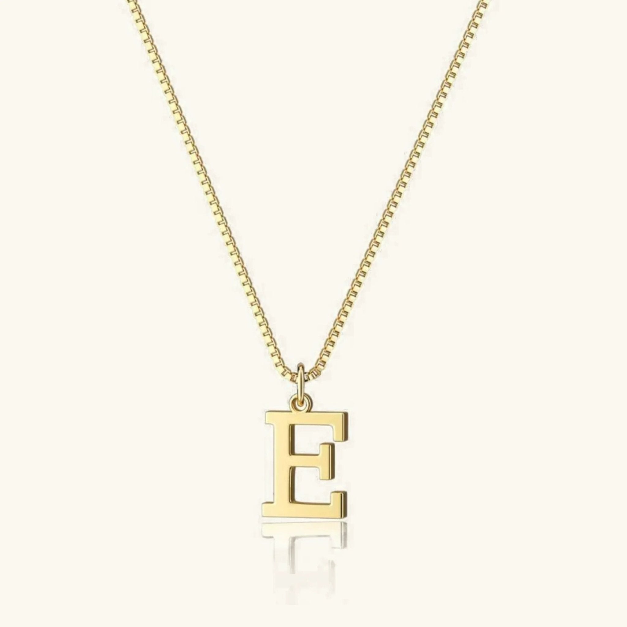 Amber Initial Necklace