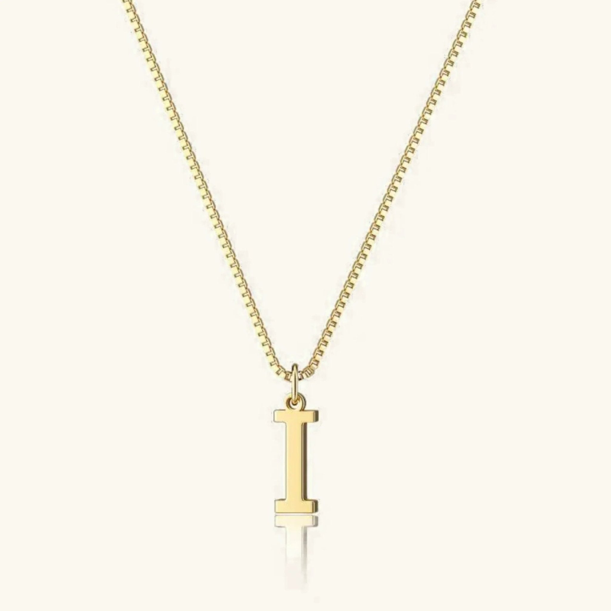 Amber Initial Necklace