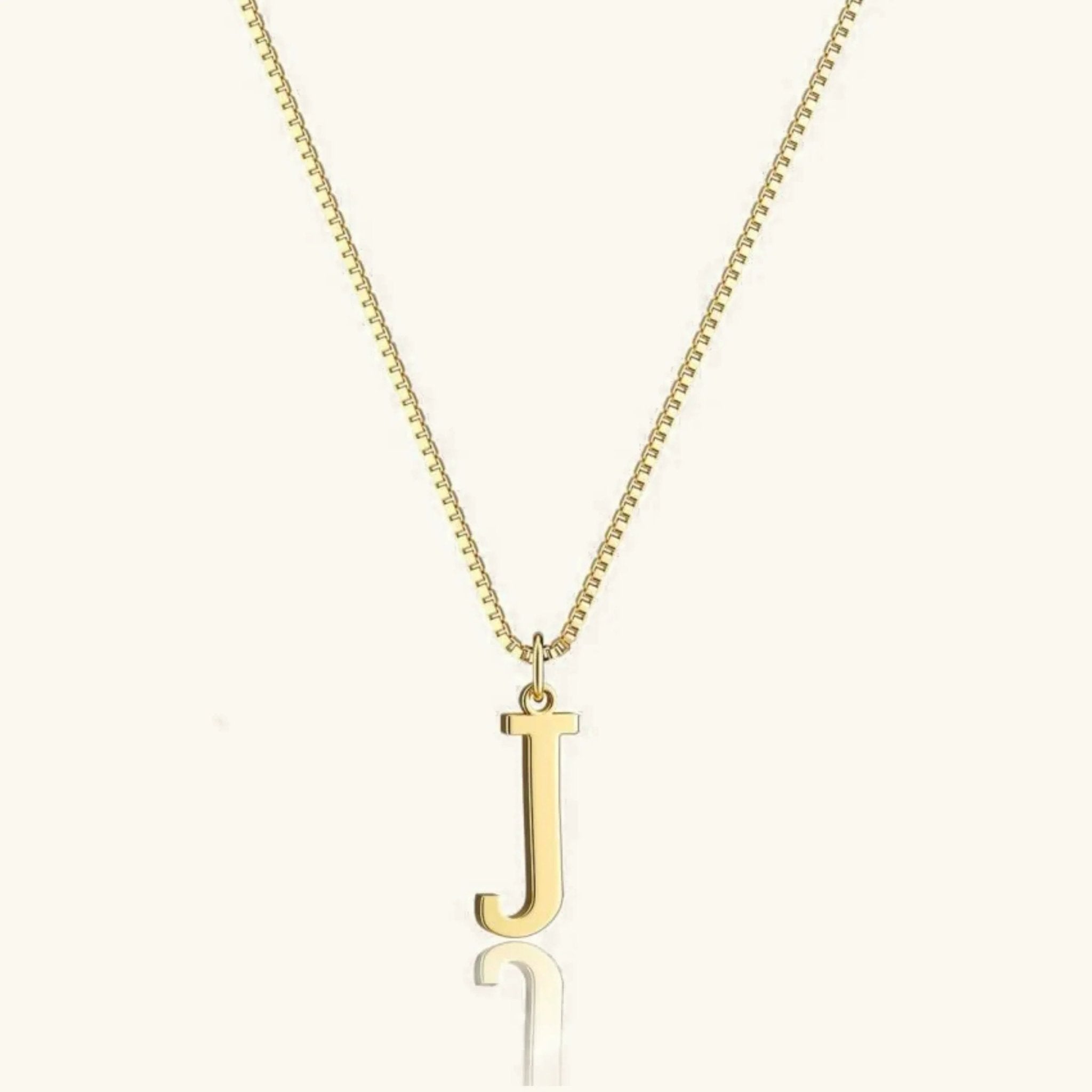 Amber Initial Necklace