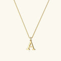 Amber Initial Necklace
