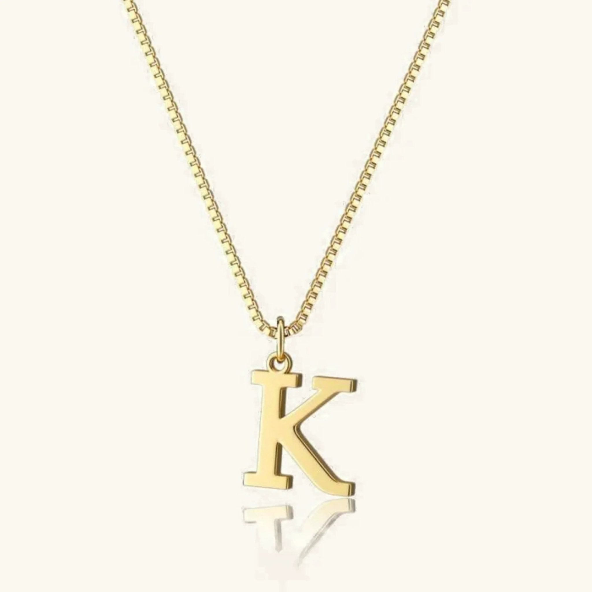 Amber Initial Necklace