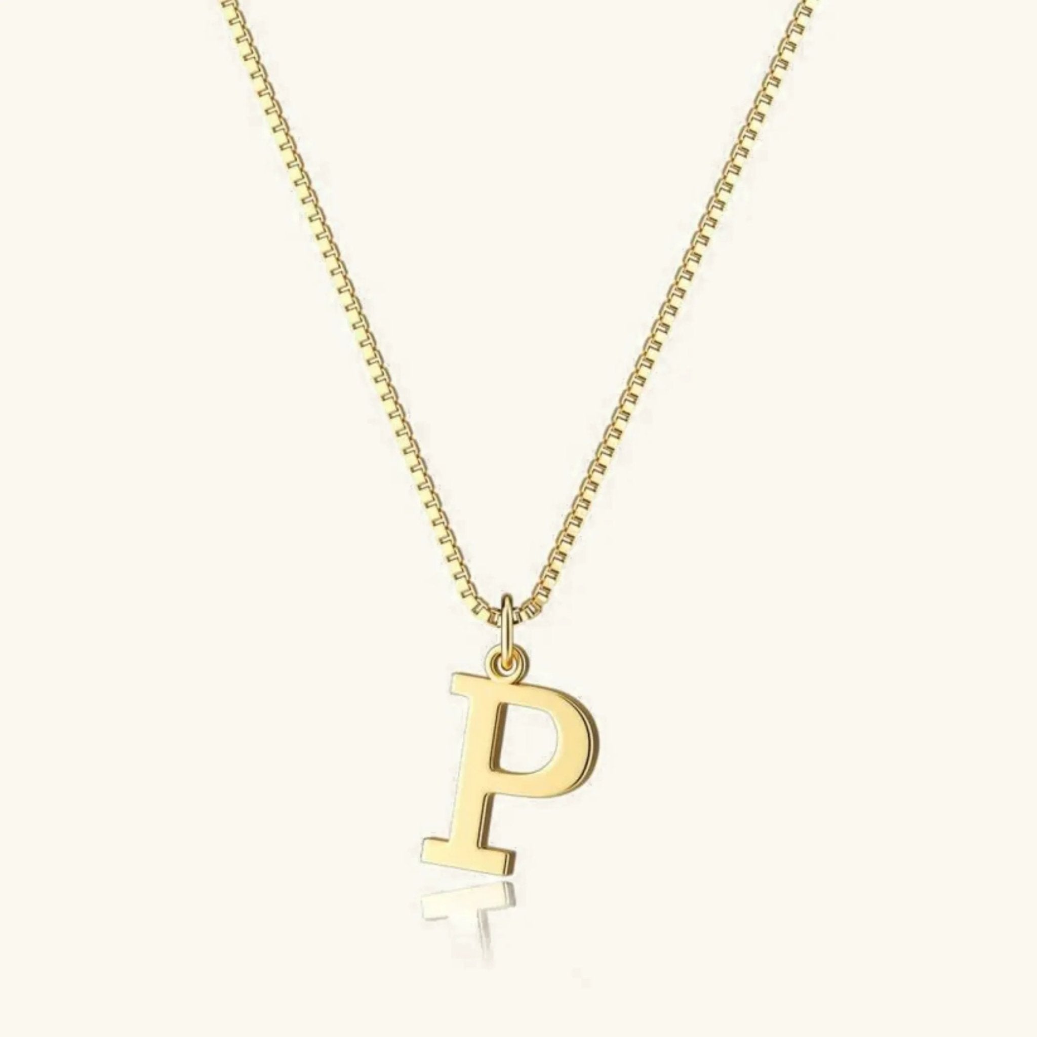 Amber Initial Necklace