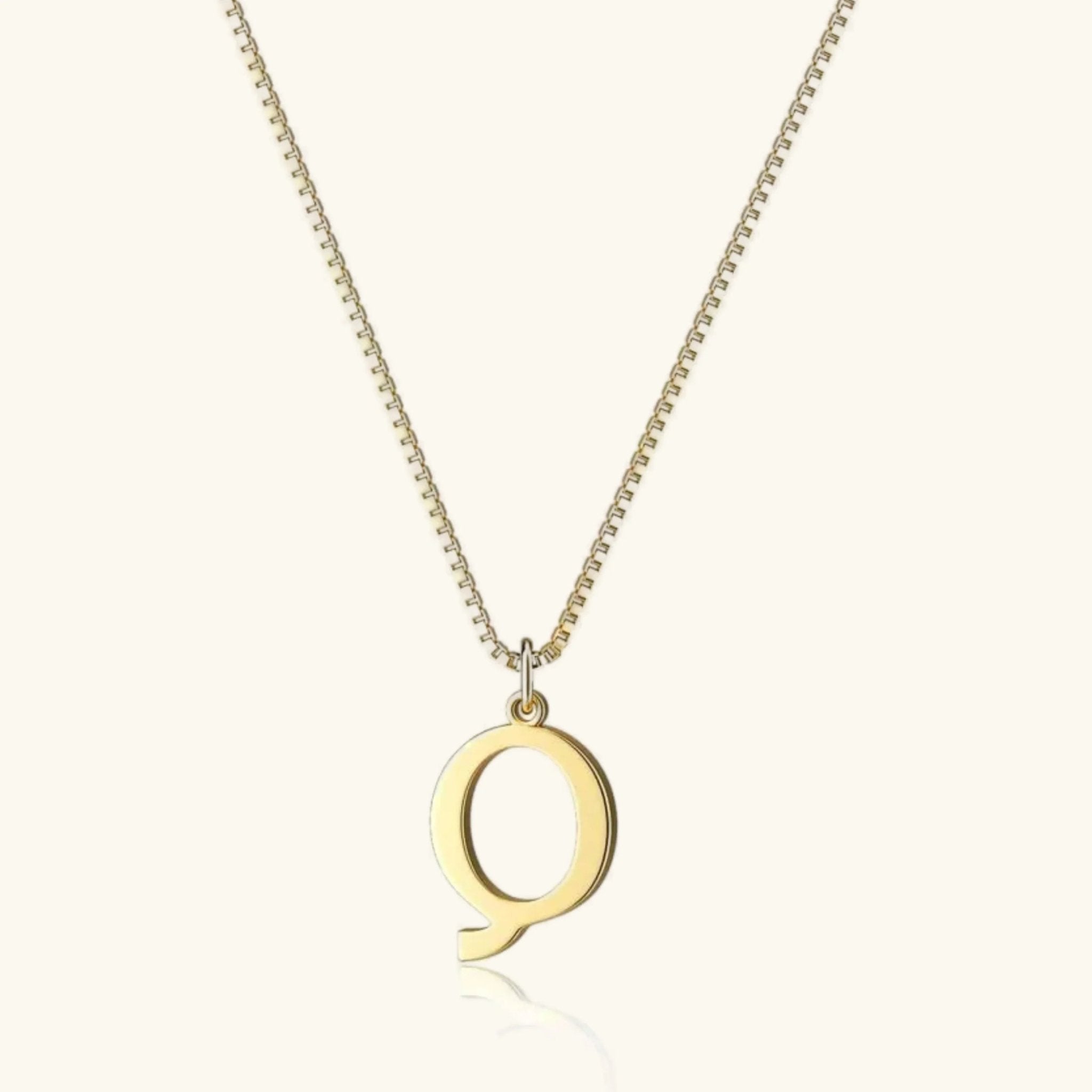 Amber Initial Necklace