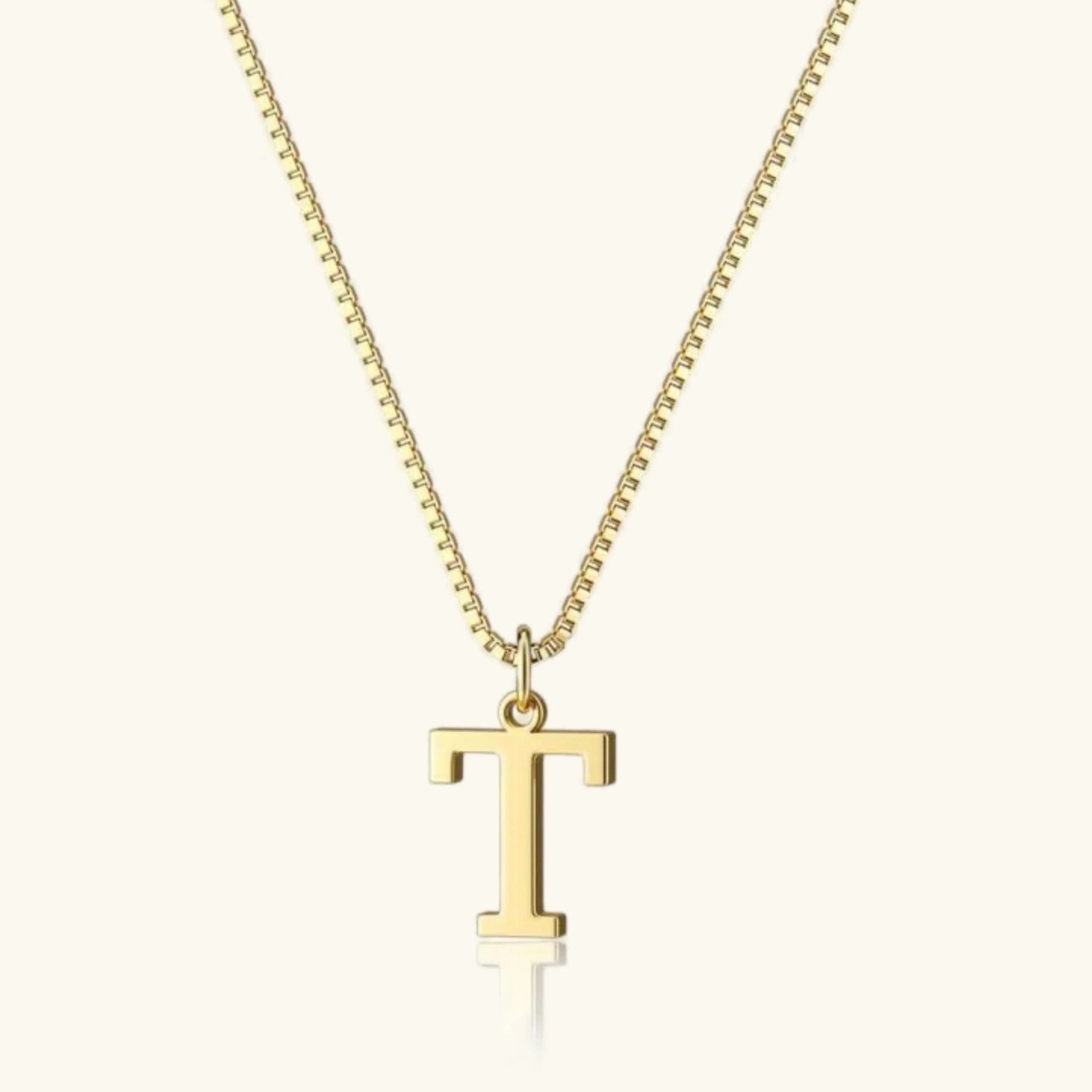 Amber Initial Necklace