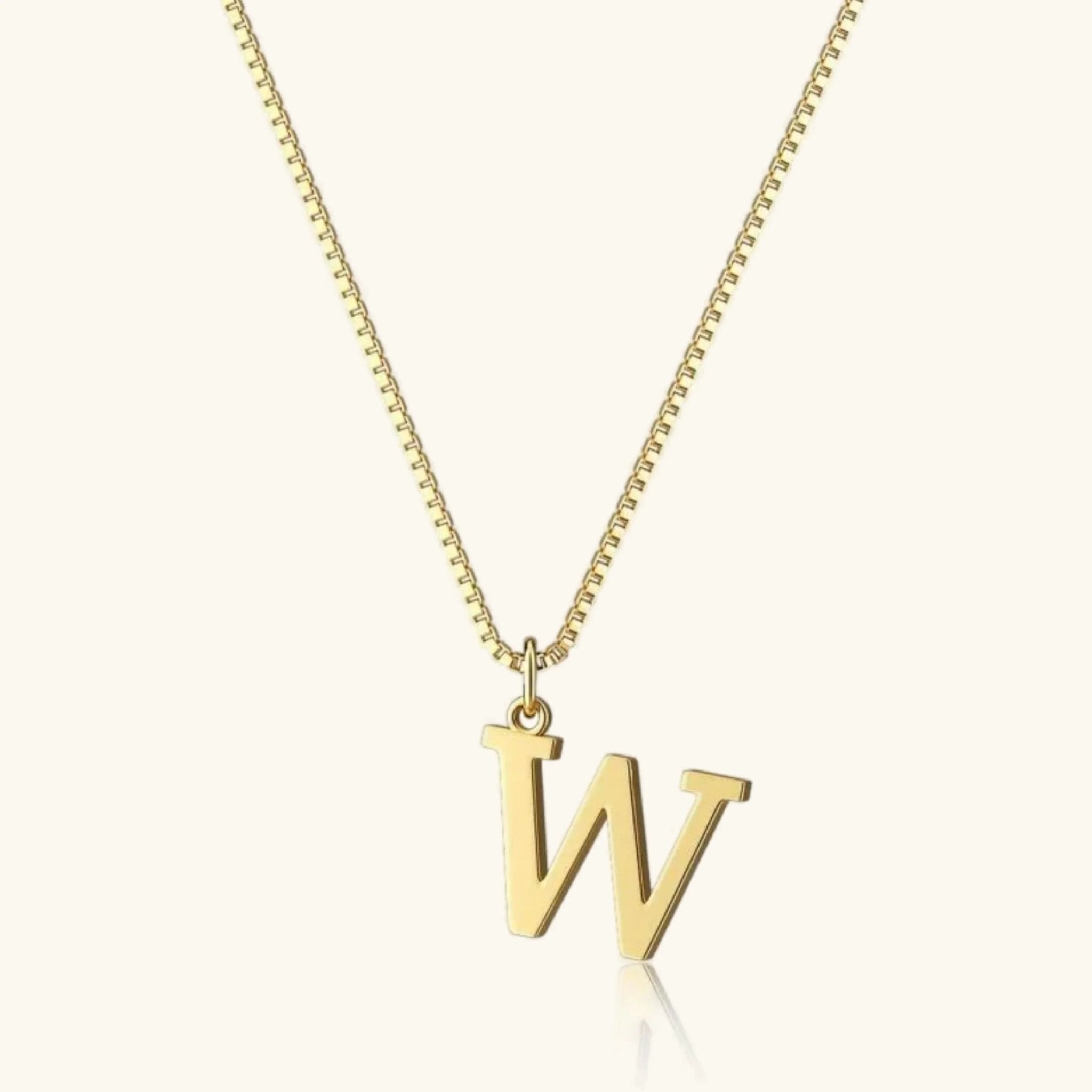 Amber Initial Necklace