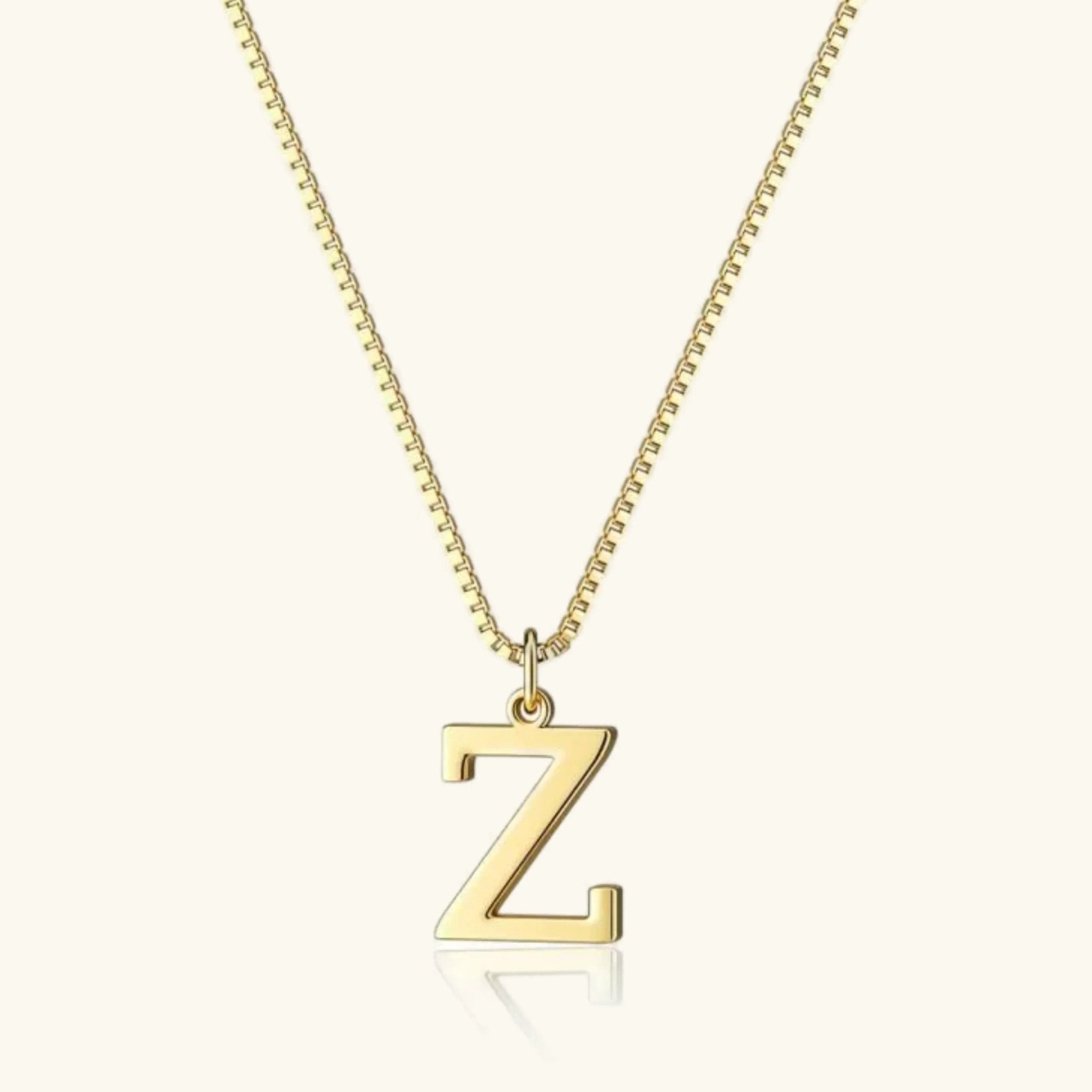 Amber Initial Necklace