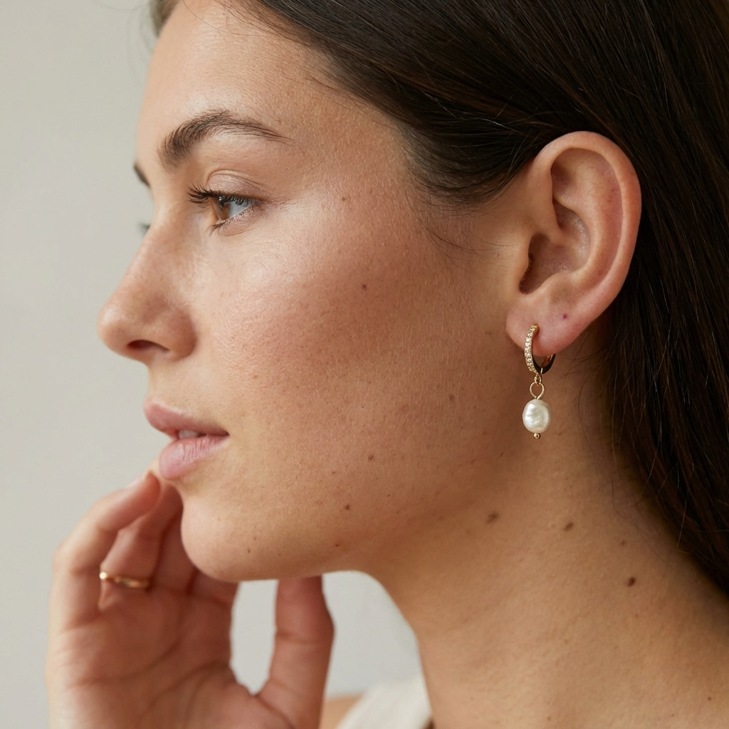 Amélie Pearl Hoops