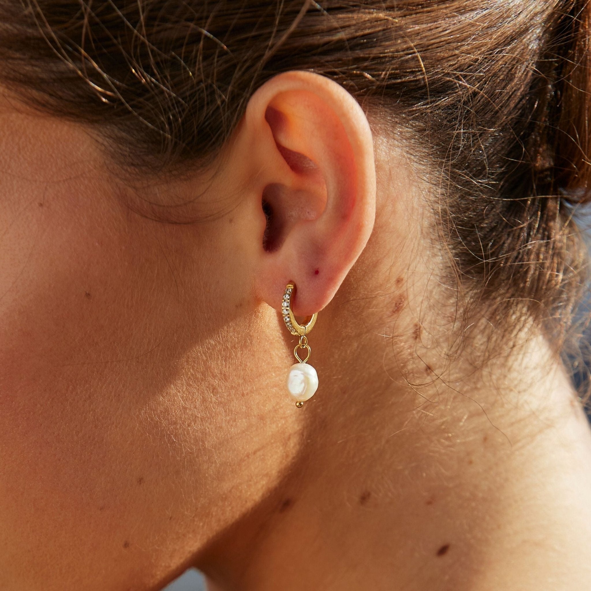 Amélie Pearl Hoops