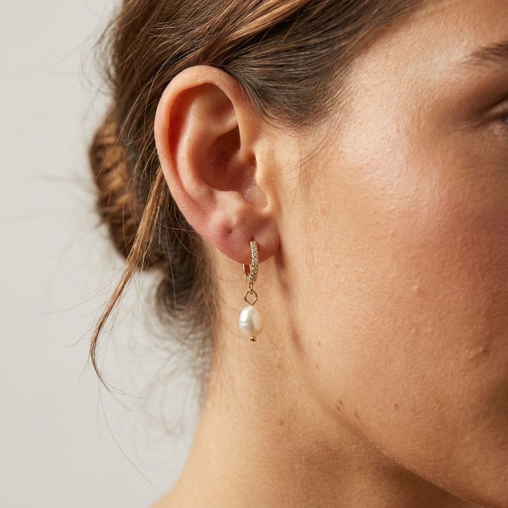 Amélie Pearl Hoops