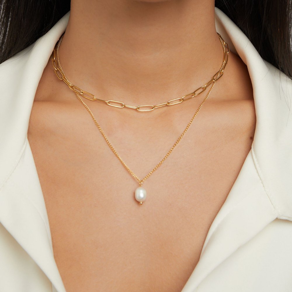 Angela Pearl Necklace