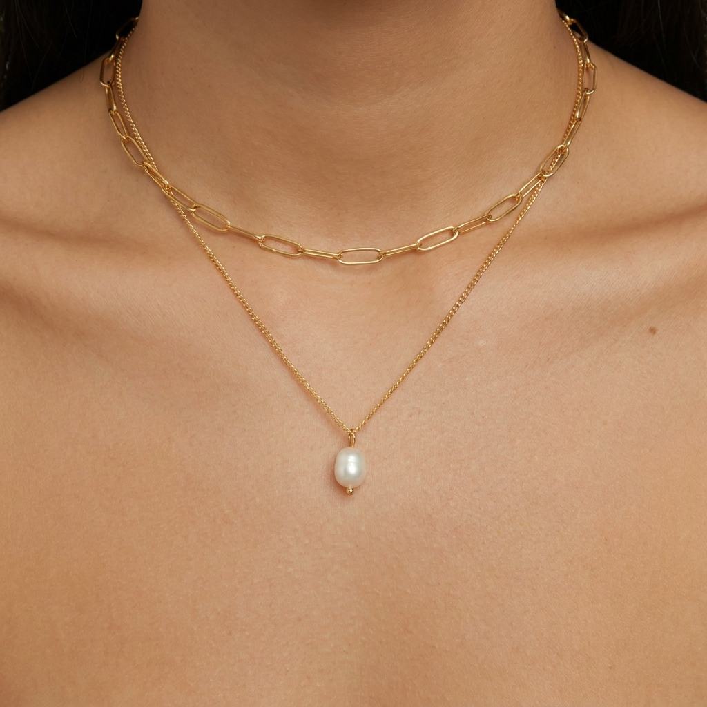 Angela Pearl Necklace