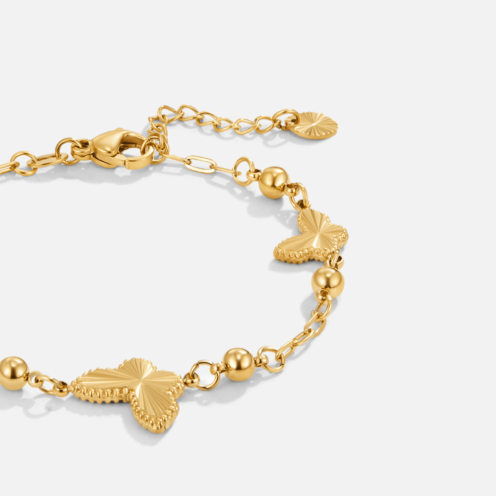 Ariana Butterfly Gold Bracelet