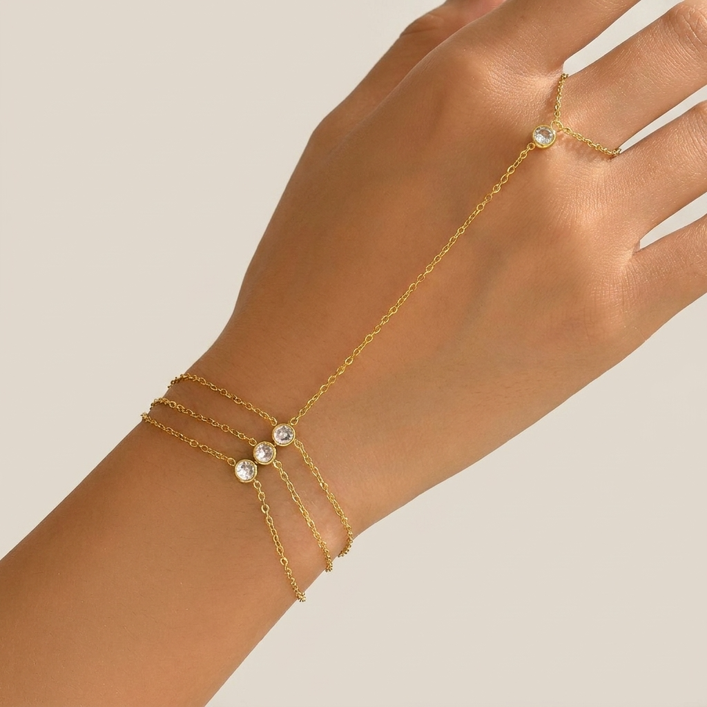 Arielle Crystal Bead Bracelet