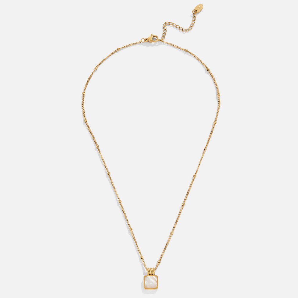 Aurelia Shell Drop Necklace