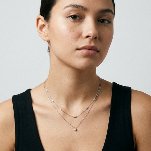 Aurelia Silver Pendant Necklace