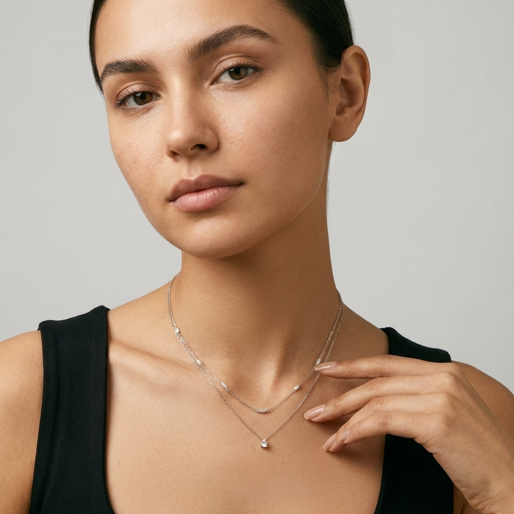 Aurelia Silver Pendant Necklace