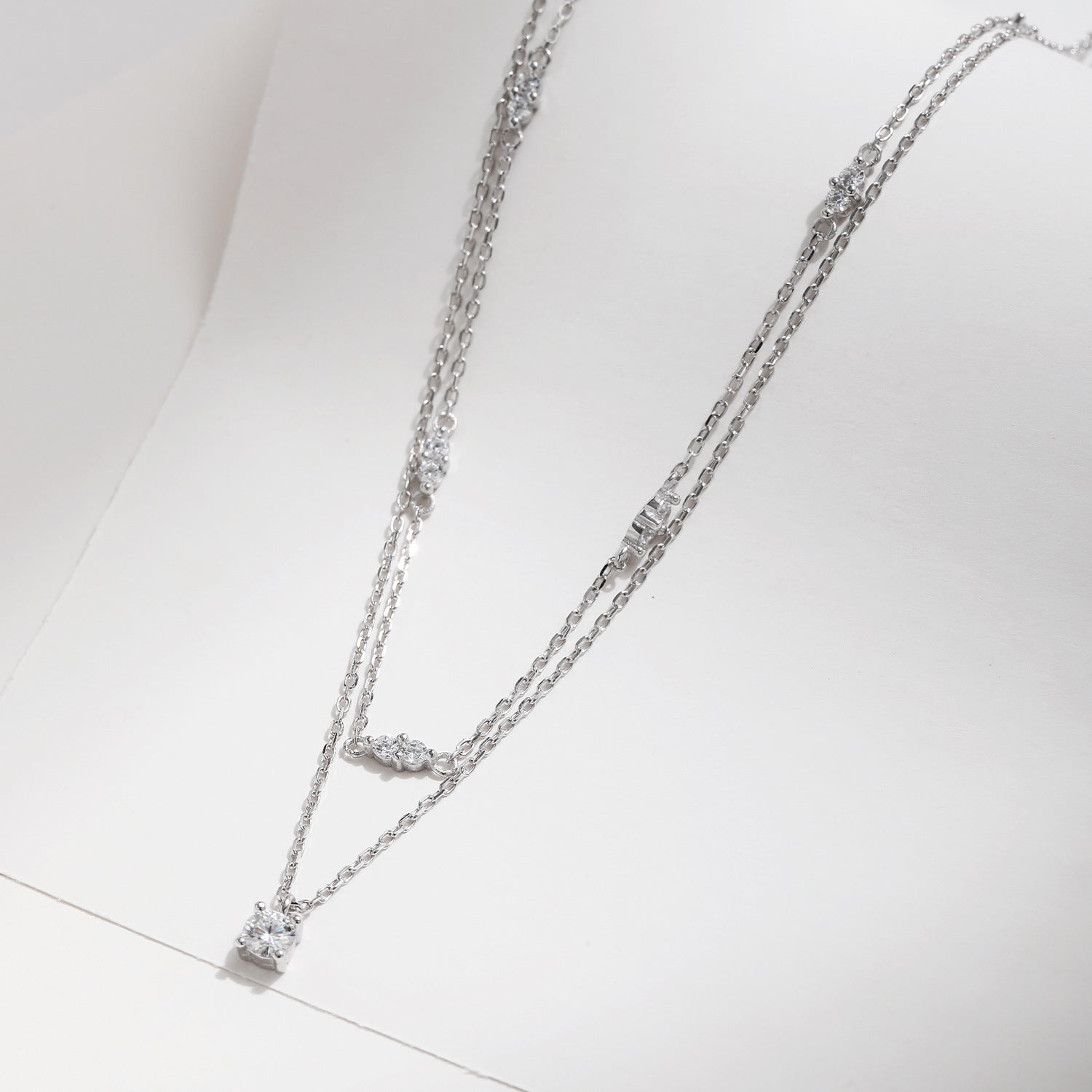 Aurelia Silver Pendant Necklace