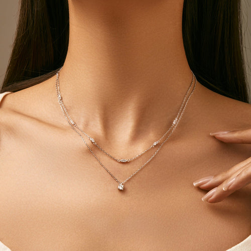 Aurelia Silver Pendant Necklace