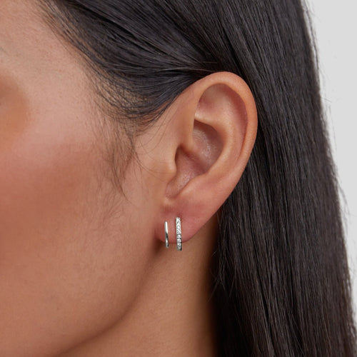 Aurora Crystal Curve Earrings