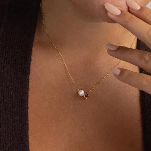 Ayla Birthstone Necklace