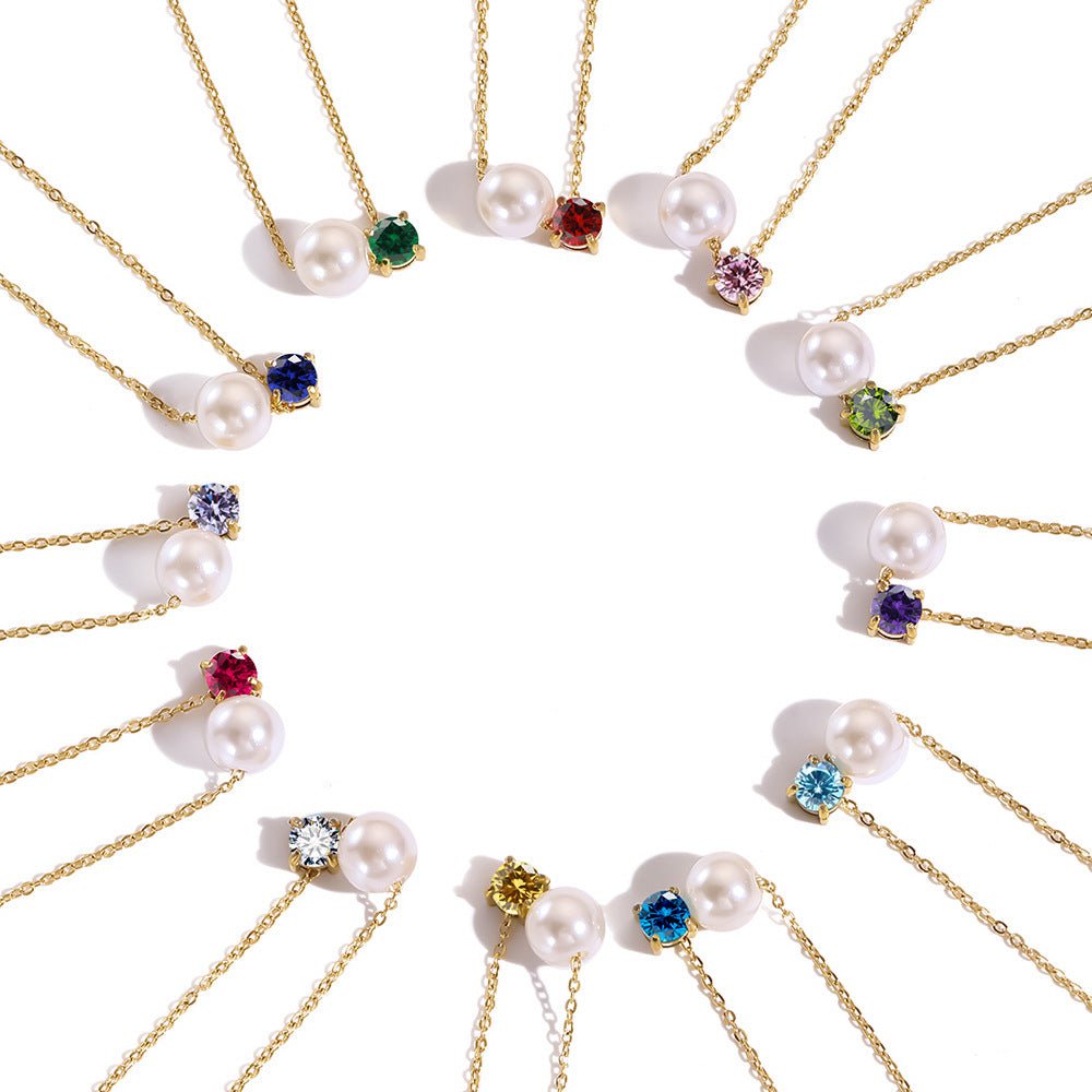 Ayla Birthstone Necklace