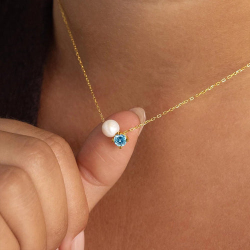 Ayla Birthstone Necklace