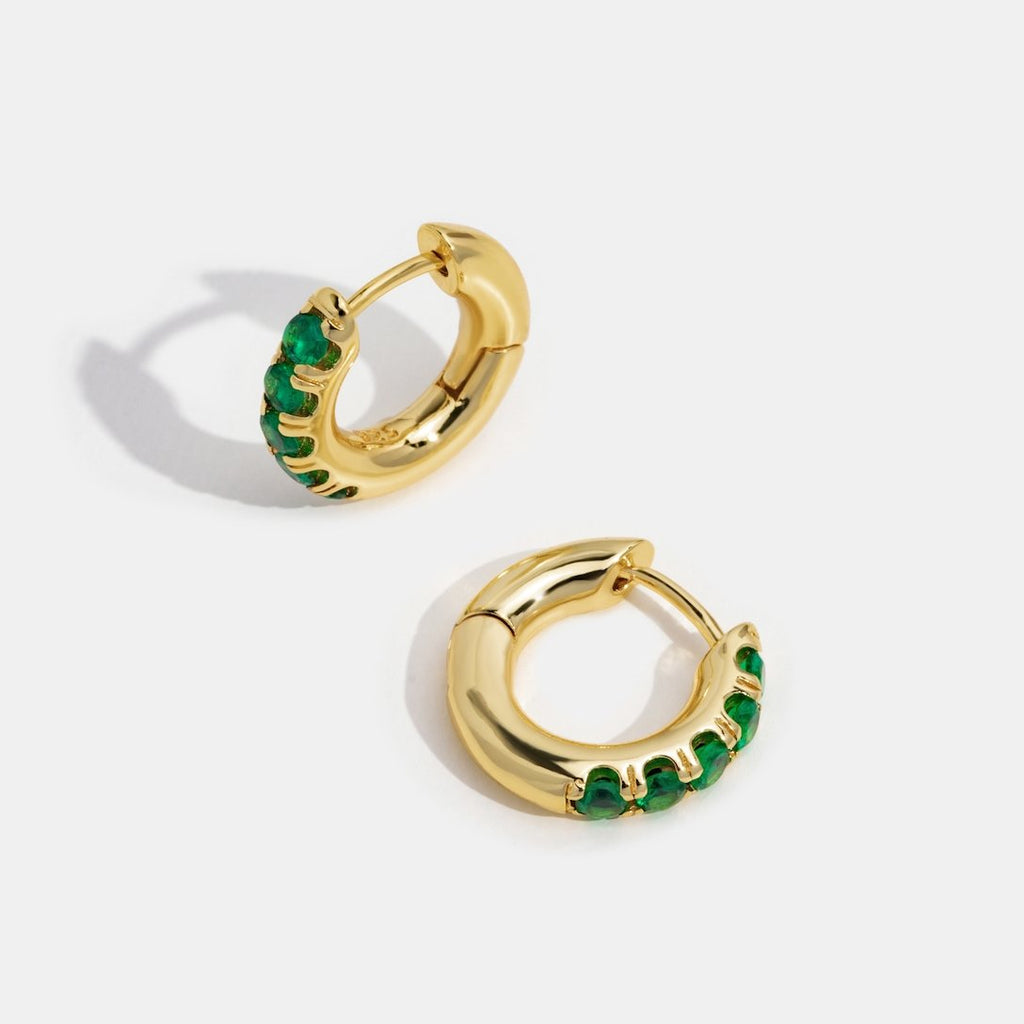 Bianca Emerald Earrings