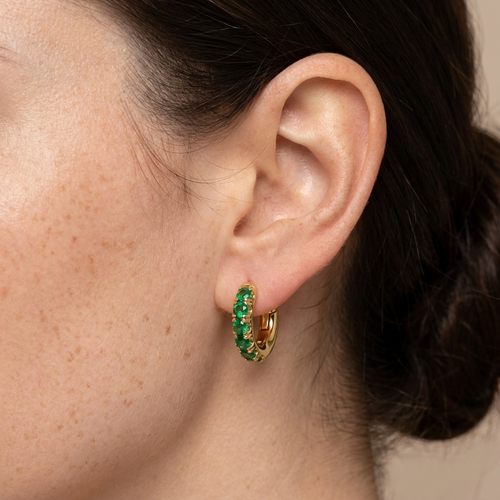 Bianca Emerald Earrings