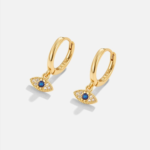 Blue Evil Eye Protection Earrings