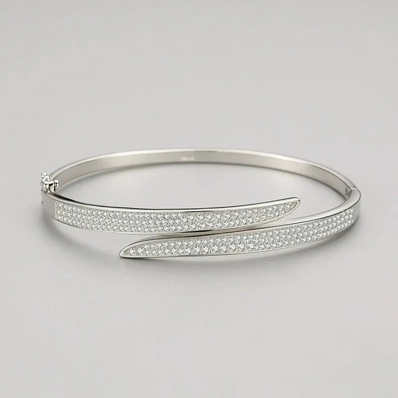 Céline Glow Silver Bangle