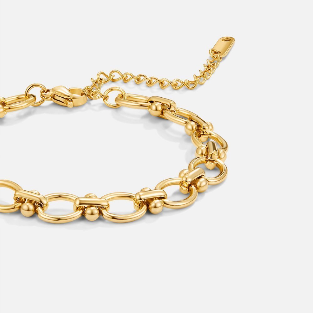 Classic Gold Link Bracelet