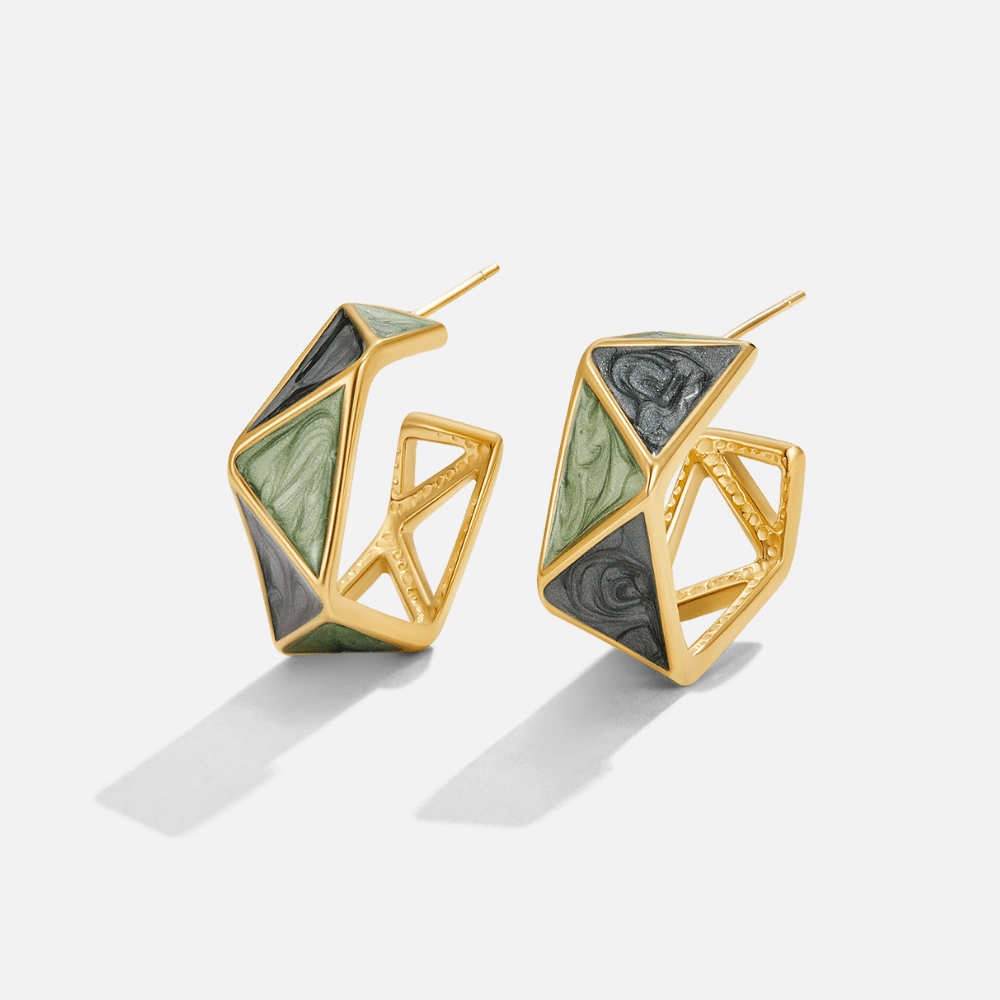 Cleo Emerald Earrings