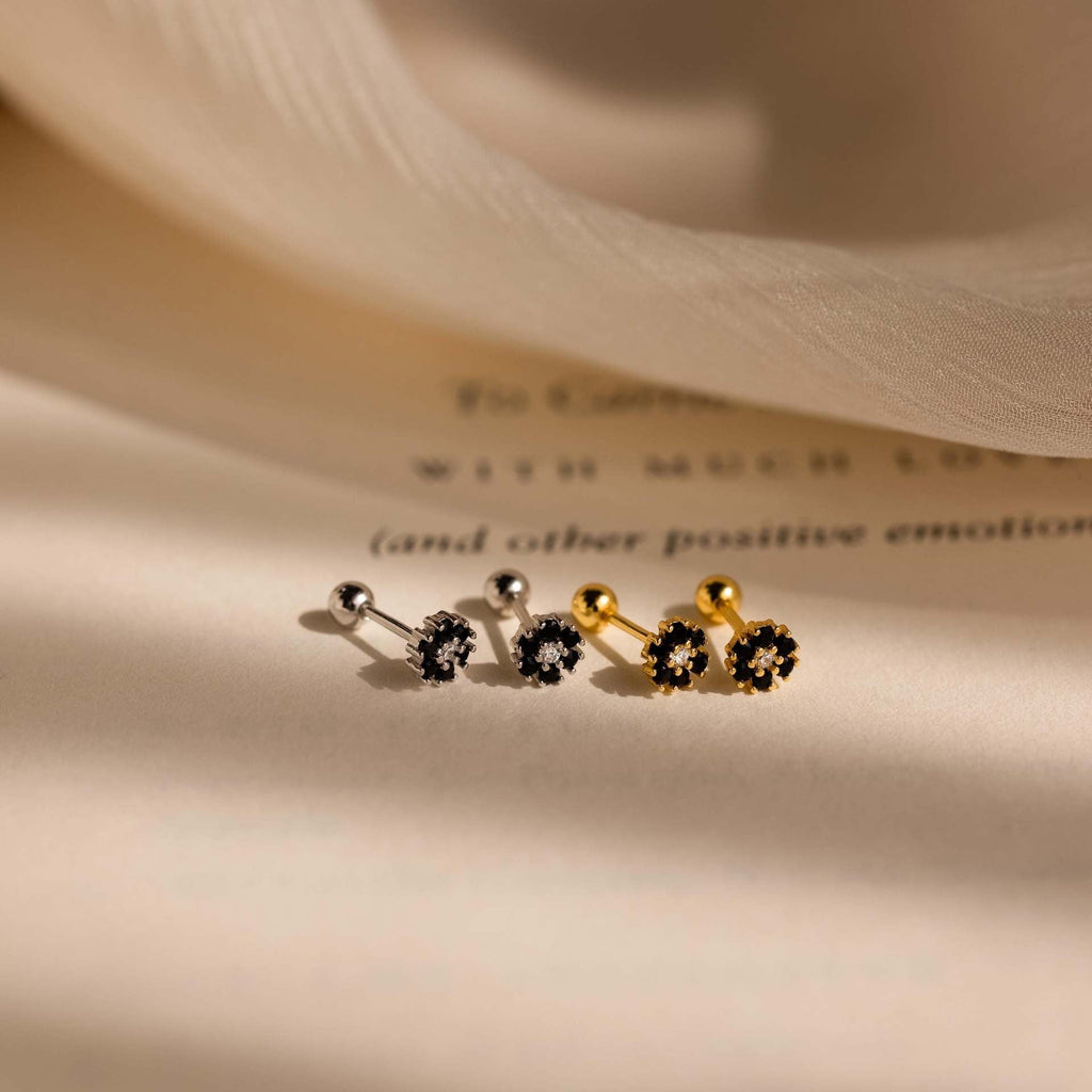 Cleo Flower Stud Earrings