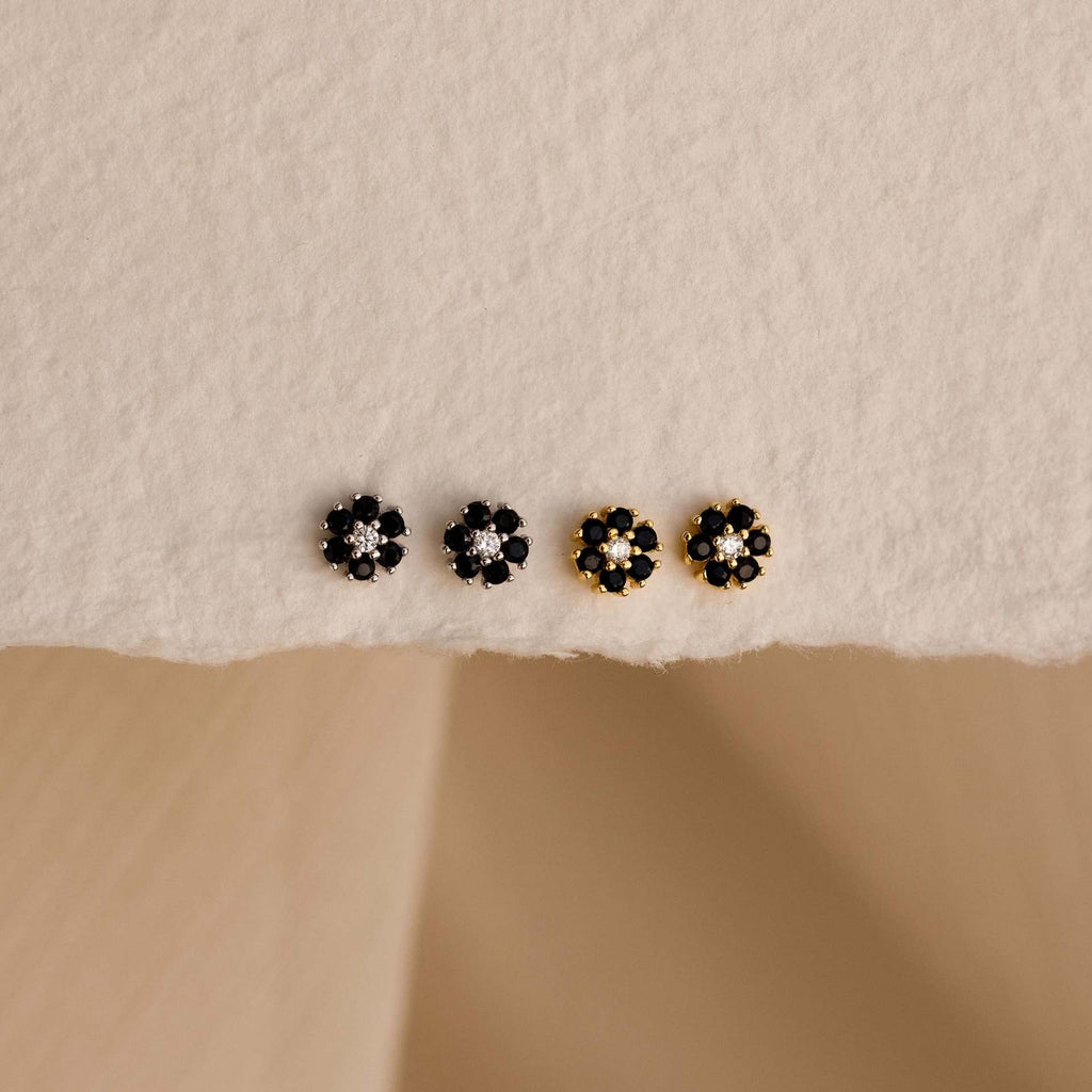 Cleo Flower Stud Earrings