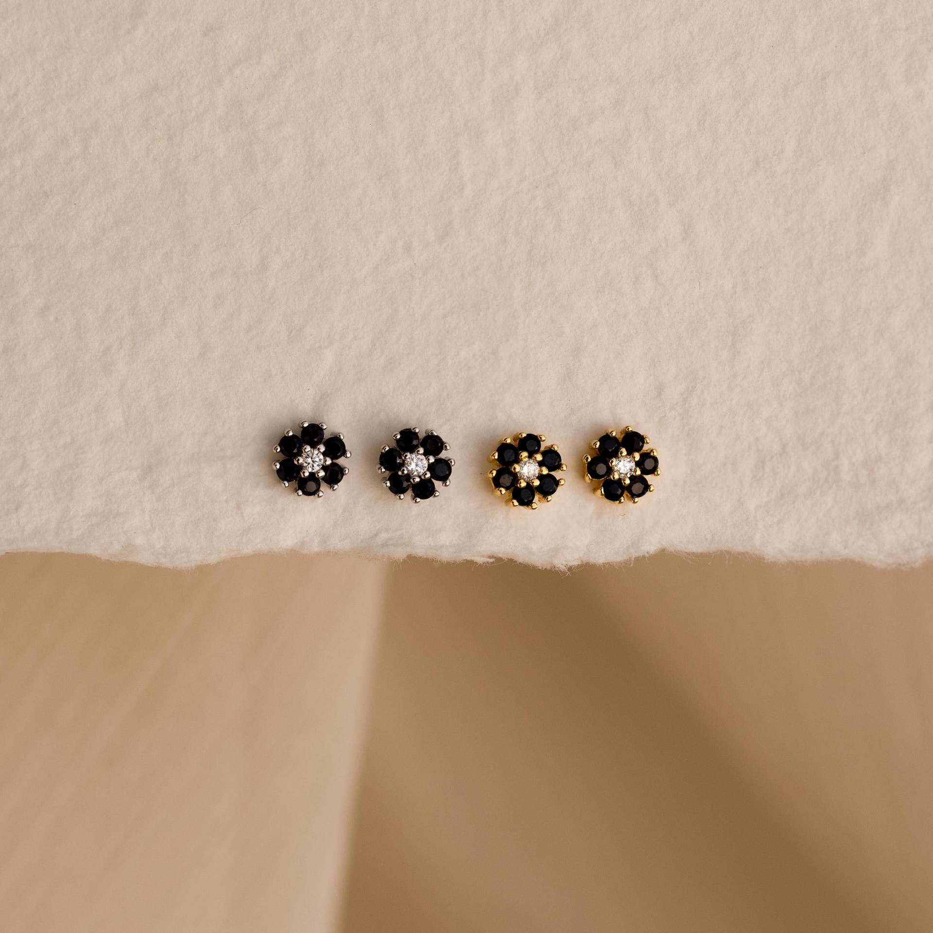 Cleo Flower Stud Earrings