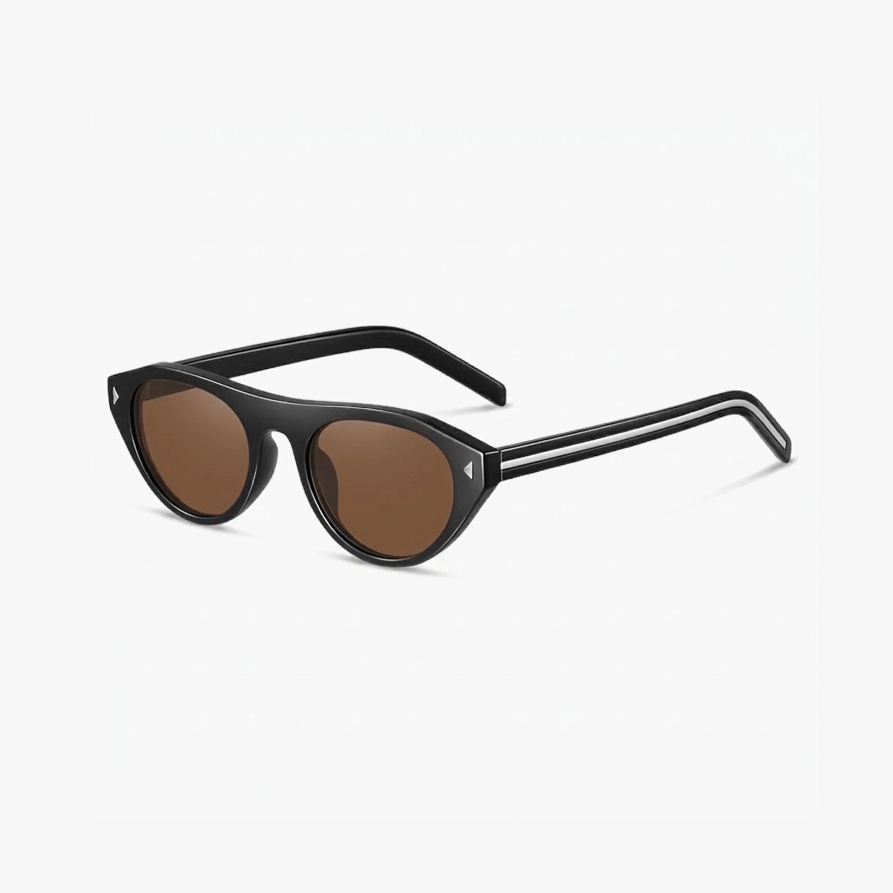 Como Retro Oval Sunglasses