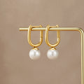 Cora Pearl Hoop Earrings