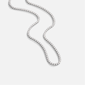 Cordelia Silver Crystal Necklace