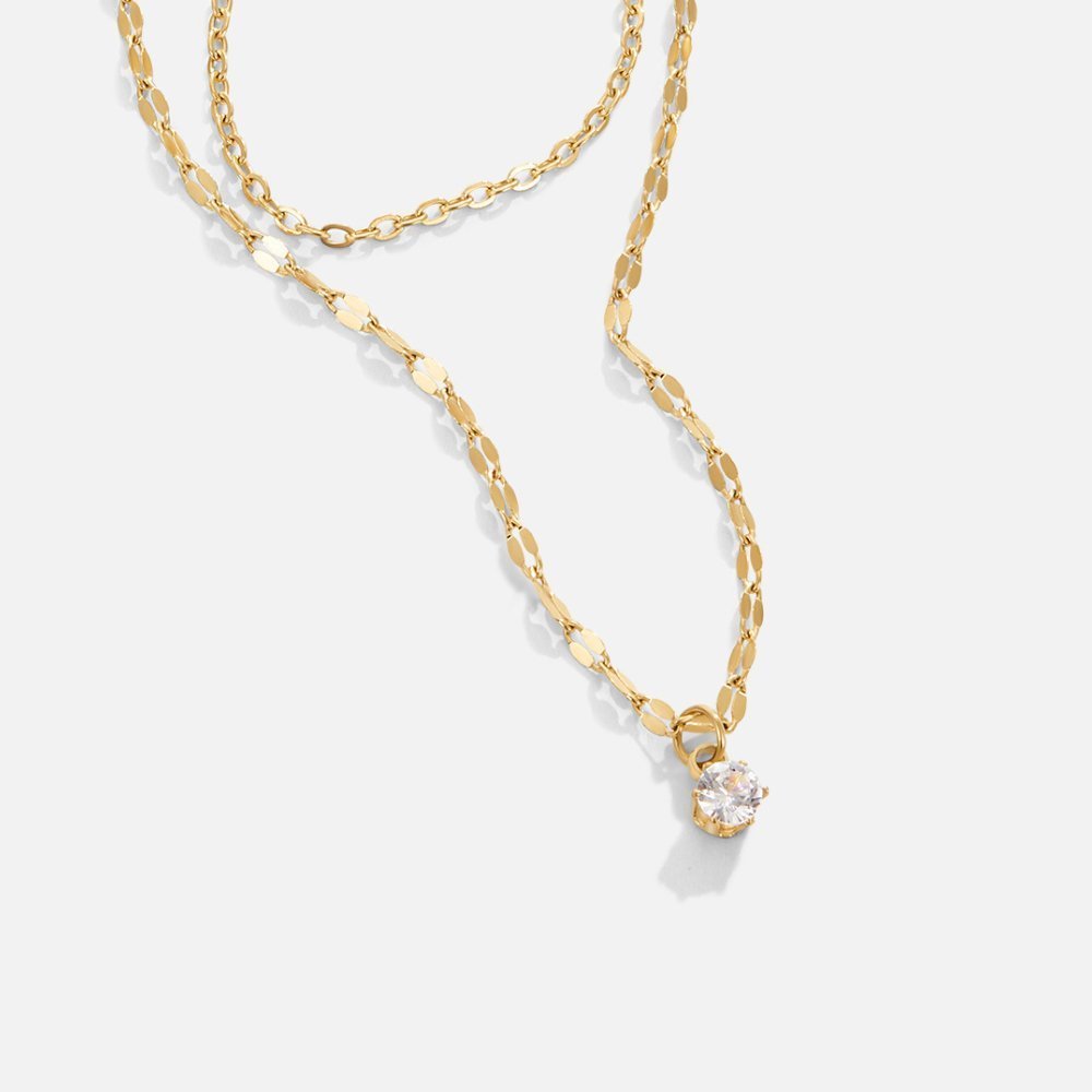 Crystal Teardrop Necklace