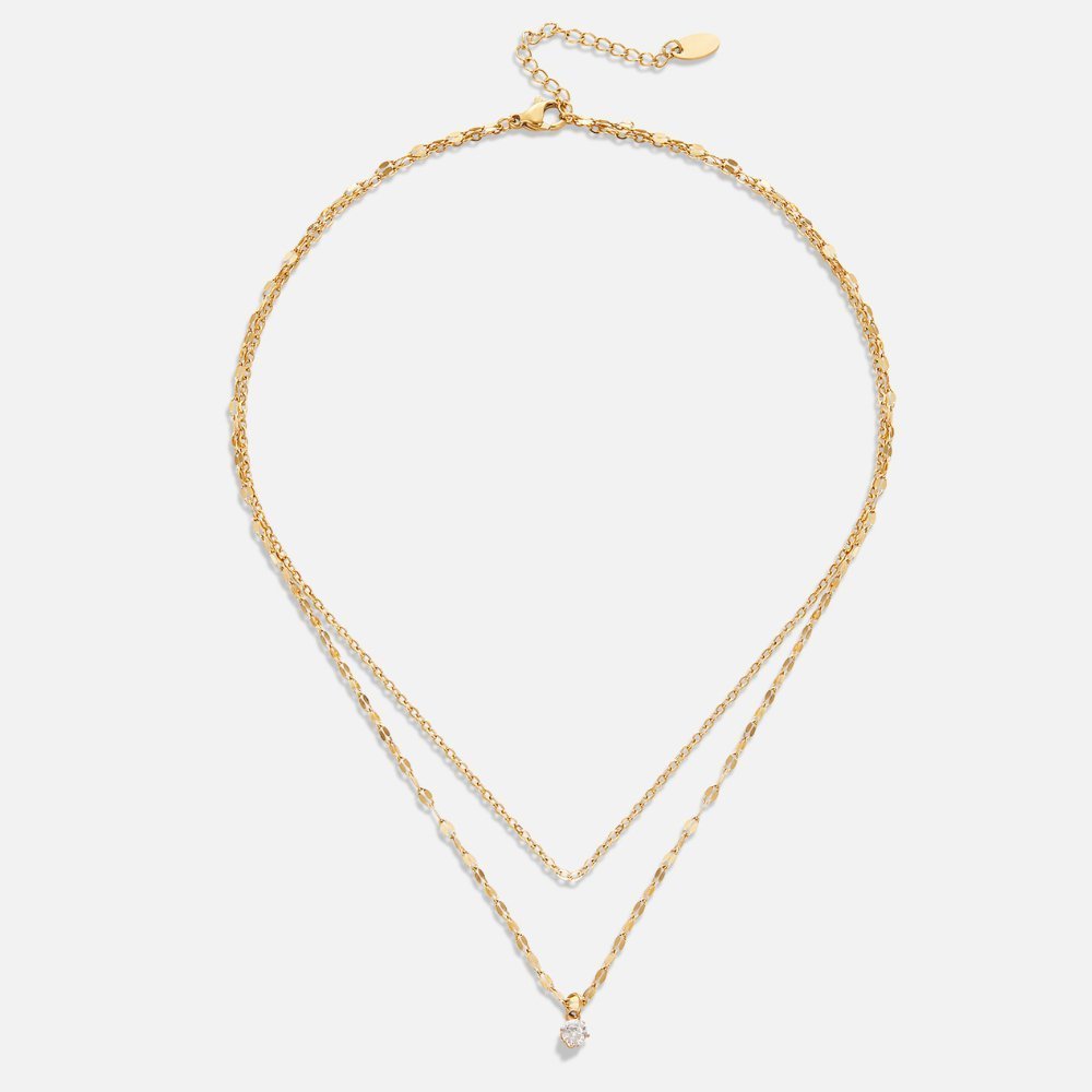 Crystal Teardrop Necklace