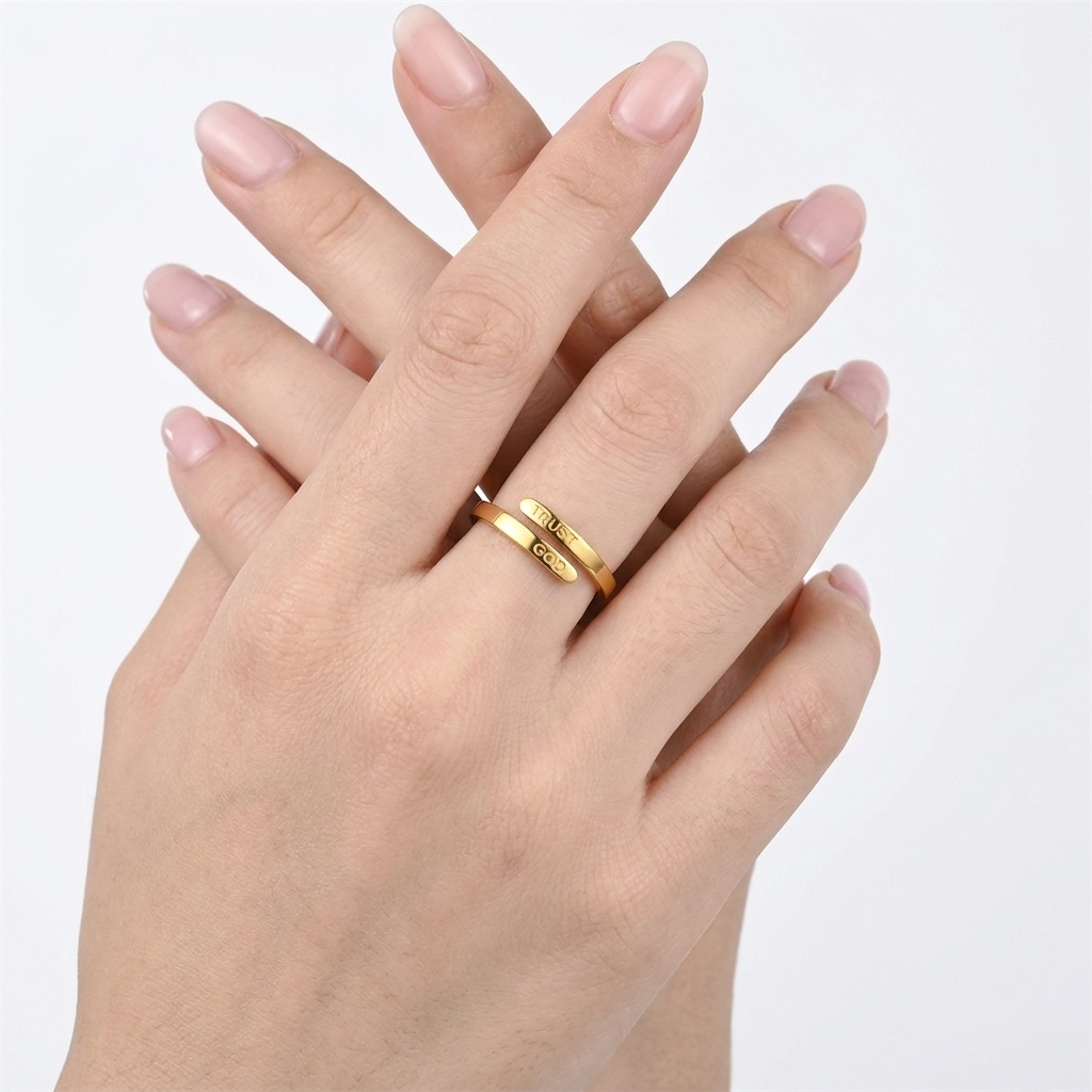Daily Faith Gold Ring