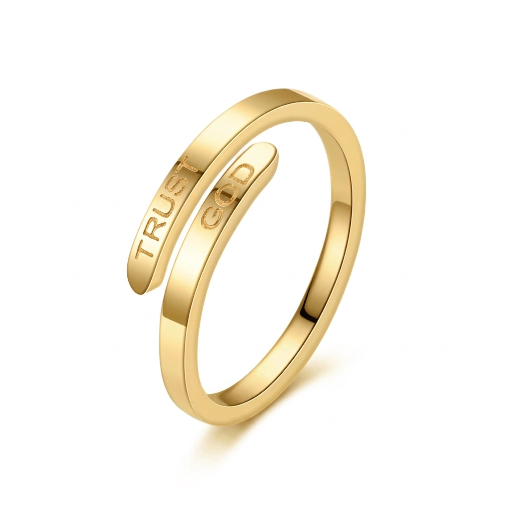 Daily Faith Gold Ring